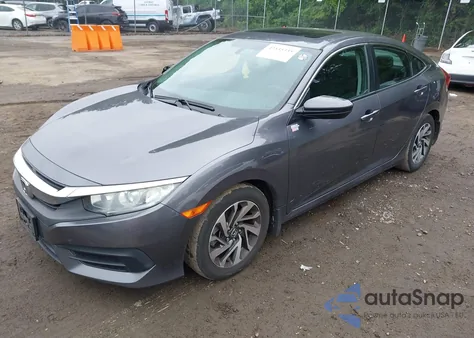 2016 Honda Civic Ex from USA, damaged, VIN 19XFC2F73GE094541
